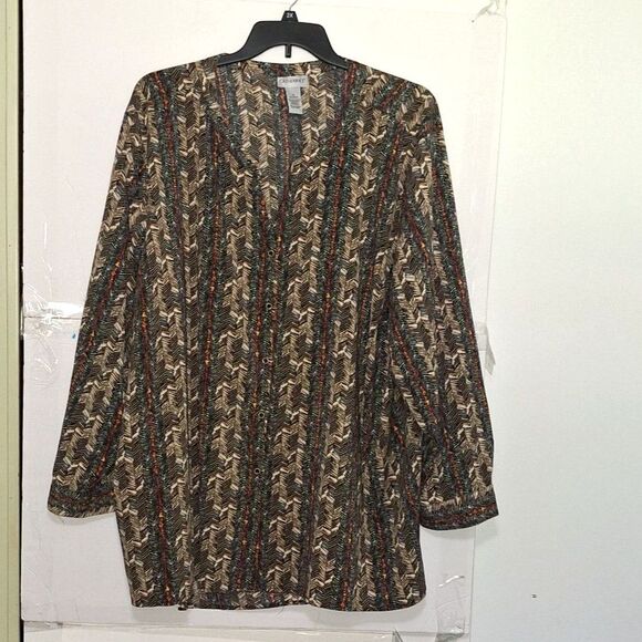 Artsy Catherines Women's Plus Sized Blouse Office Core Professional Business 5X - Picture 1 of 8